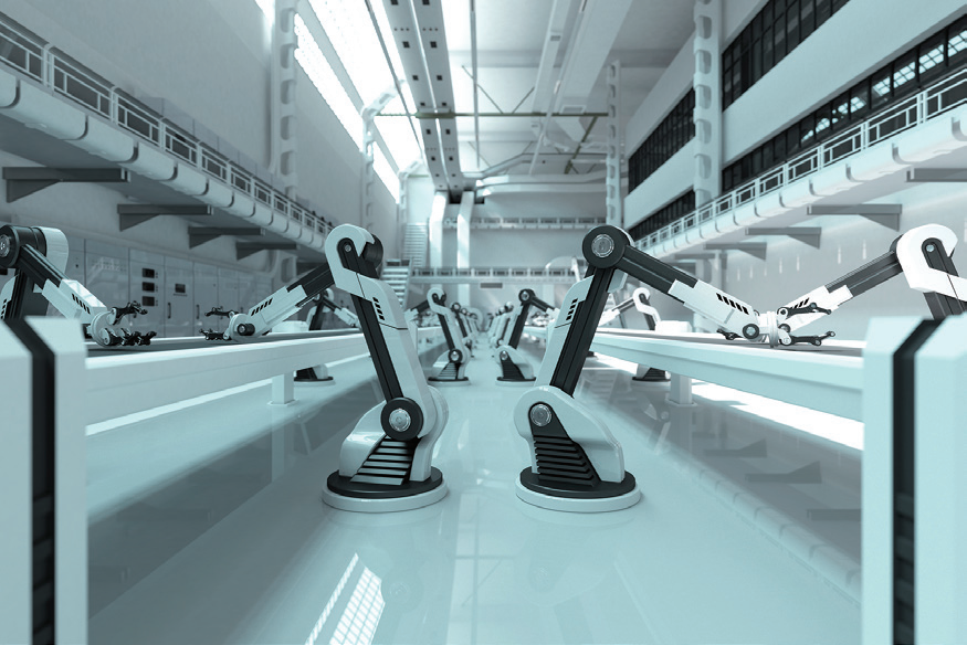 Industrial robots representing the optional WMX3 Robot Control Module